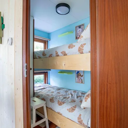 Kleurrijk Boshuisje Sole Op De Veluwe *