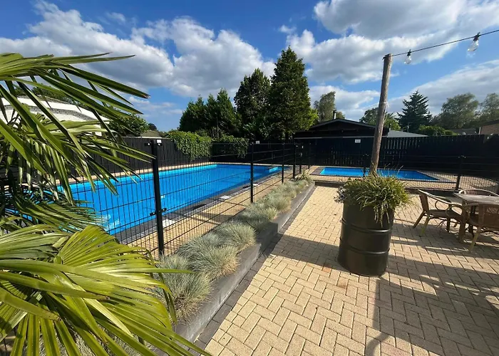 Semesterbostad Kleurrijk Boshuisje Sole Op De Veluwe Putten